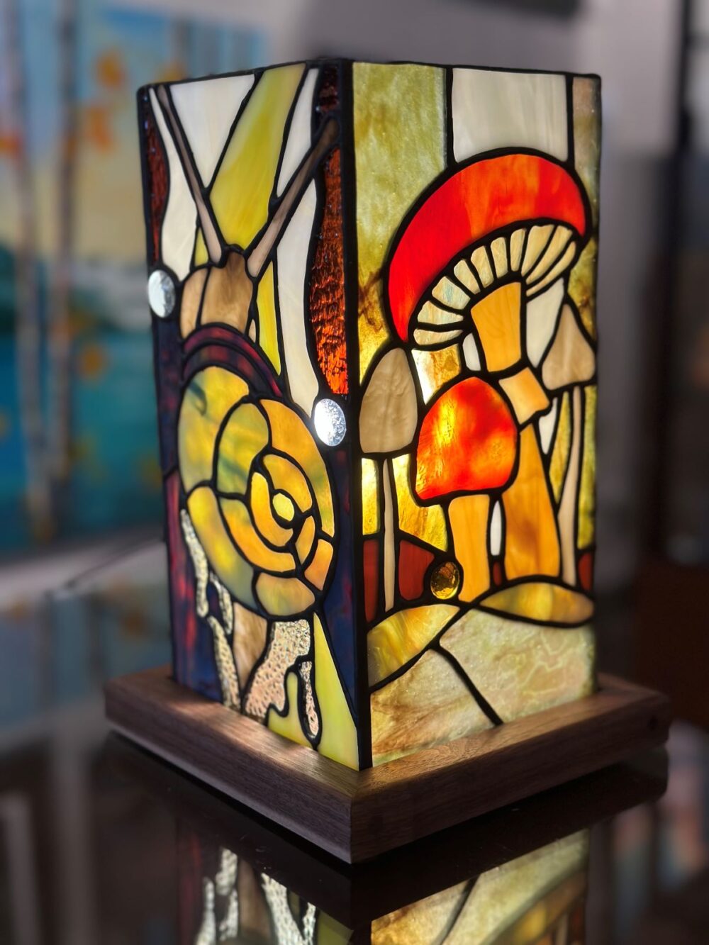 stained glass lamp