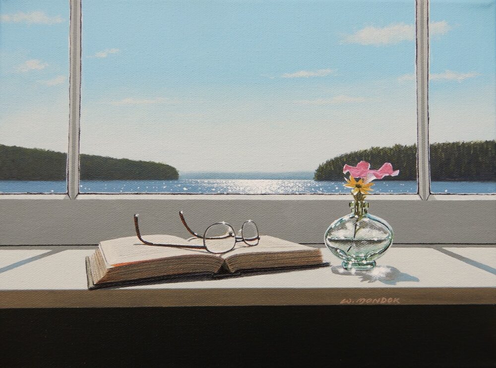 Wayne Mondok 9x12 inches Acrylic Book Break
