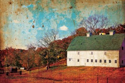 White Barn in the Ozarks - Mark A. Cole