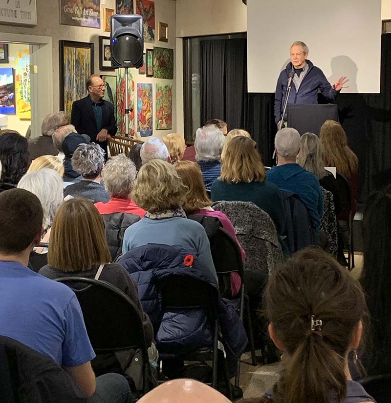 Wild North Donation from Picture This - Robert Bateman Event 2019 - Robert Bateman Talking