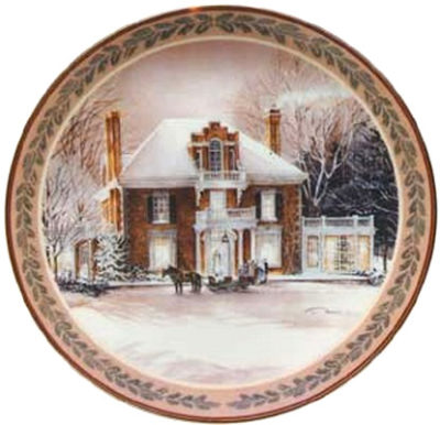 Winter Fantasy Collector Plate Trisha Romance