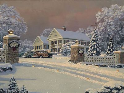 Winter Visitors At Kringle Hill Inn William S. Phillips