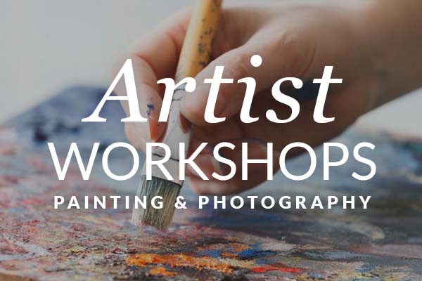 Artist Workshops - Painting, Photography & Sculpture